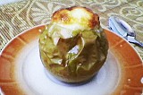 Сладки ябълки на фурна с крем карамел