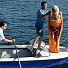 Човекът-амфибия преплува трасе в Охридското езеро