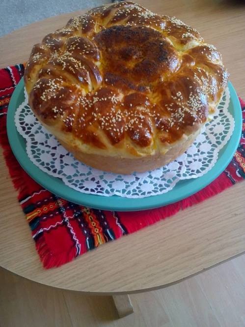 Коледна питка с масло