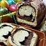 Козуначено руло с шоколад и стевия