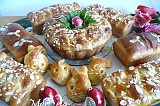 Козунак с пияни портокалови корички и шоколад