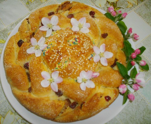 Козуначена пита и венчета