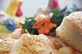 Великденски курабийки с лимонови и портокалови кори
